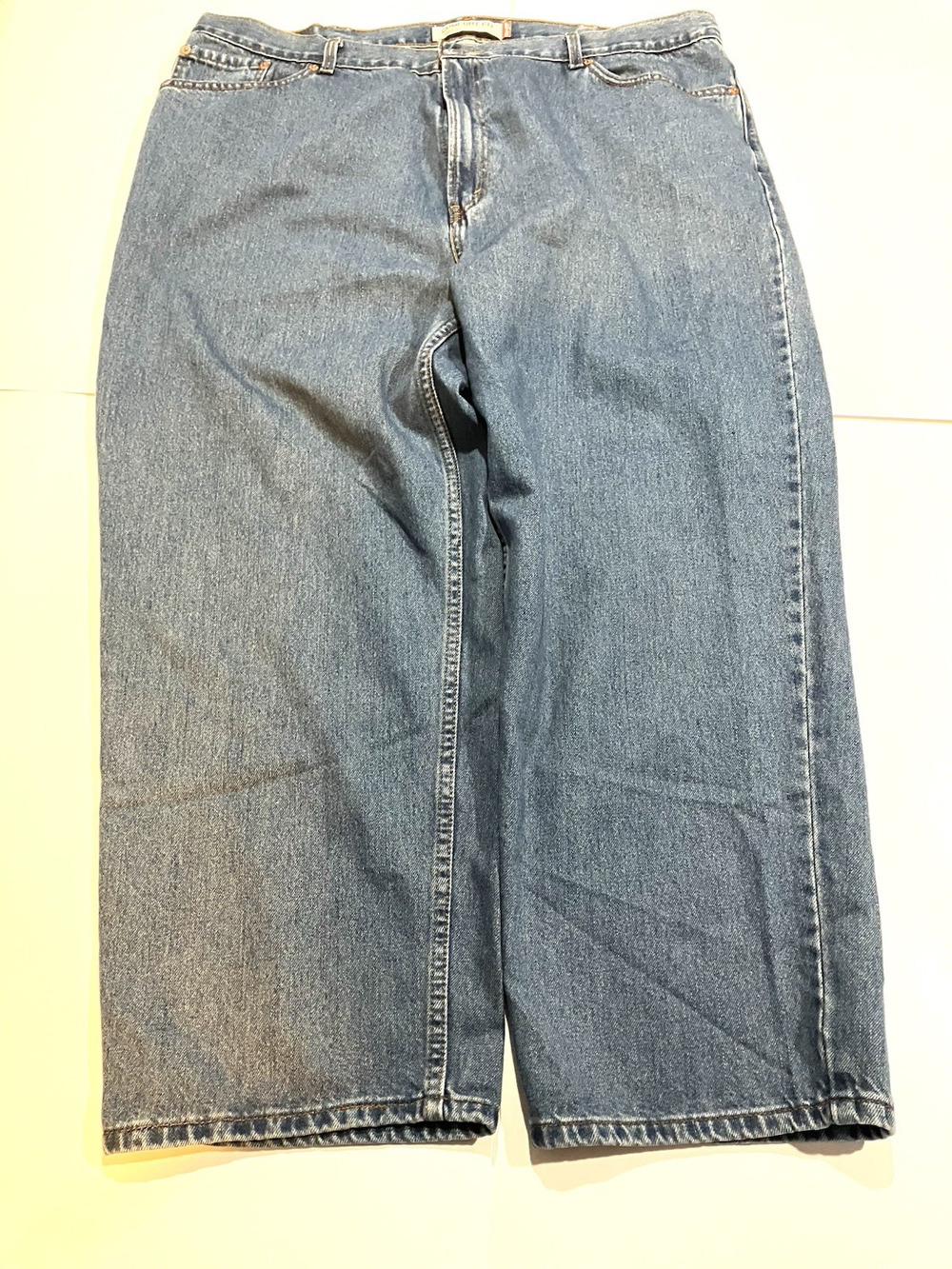 Levi's 560 Mens 44x30 (Fits 42x29) Comfort Fit Medium Wash 100% Cotton Jeans Y2K